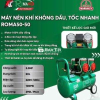 Máy nén khí Romano 50L không dầu tốc nhanh - Chính hãng