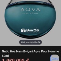 Nước hoa nam AQVA POUSR HOMME BVLGARI