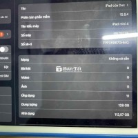 iPad Mini 4 4G 128GB - Máy Đẹp Nguyên Zin, Pin Tốt  