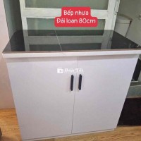## Tủ Bếp Nhựa Đài Loan 80cm - Mặt Gạch Men Bền Đẹp