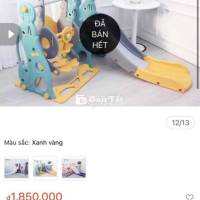 Cầu tụt xích đu - Mua về bé không chơi, pass lại độ mới 98%  