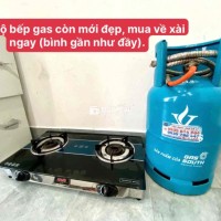 🥇 BÁN NHANH GIÁ RẺ BỘ BẾP GAS ĐÔI ĐẸP, BÌNH ĐẦY.