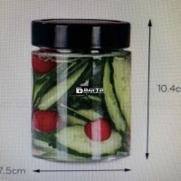 Thanh lý hũ thuỷ tinh tròn nắp thiếc 280ml