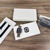 APPLE WATCH ULTRAL 49MM LTE KÈM DÂY MILAN GOLD ZIN  
