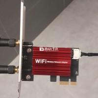Card wifi gắn main 2 râu chuẩn 2.4Ghz và 5.0Ghz