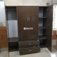 TỦ NHỰA ĐÀI LOAN 4 CÁNH MÀU ÓC CHÓ
