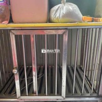 lồng chó inox 60x40x40cm có khay