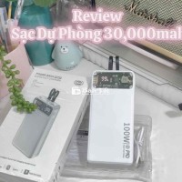 SẠC DỰ PHÒNG 30,000MAH HỖ TRỢ SẠC NHANH