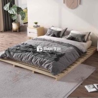 xã kho giường palet - nệm cao su non Amerecan