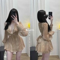 Váy cột nơ eo size L