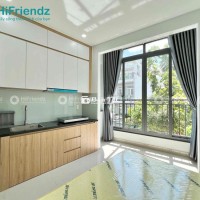 Cho thuê căn hộ FULL nội thất mới xây, ban công siêu xinh view xanh mướt, gần Emart - 5 triệu/tháng