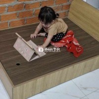 Giường bé gỗ