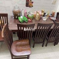 Thanh lý bộ bàn ghế gỗ 6 ghế