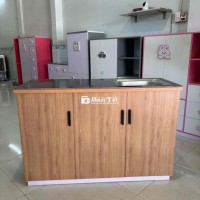 Tủ bếp nhựa Đài Loan kt 1m20*81 #sẵn phụ kiện