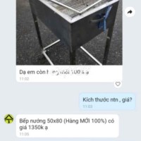 Bếp nướng còn mới tinh, chỉ dùng 1 lần!