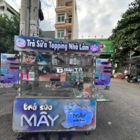 Xe bán trà sữa - sinh tố - nước ép