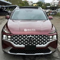 Hyundai SantaFe Cao cấp 2.5L HTRAC 2021 màu đỏ