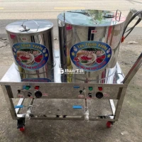 Bộ nồi đôi 20L và 50L có tay đẩy tiện lợi