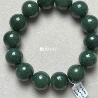NGỌC BÍCH TỰ NHIÊN ĐÃ KIỂM ĐỊNH - Vòng chuỗi tay ngọc bích 16 ly hạt to bự đẹp!  