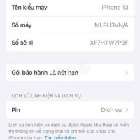 iphone 13 vn/a nguyên zin như mới pin zin 79