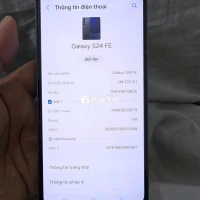 Samsung s24fe 8/128gb zin áp full cn