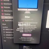 Imac 2017 I7 2T 44GB Ram - Cần lên đời, cần bán gấp!
