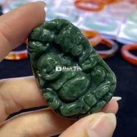 Di Lặc Ôm Như Ý ( Ngọc Type A )