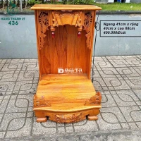 Bàn Thờ Gỗ Chạm Khắc Hoa Văn Cũ Giá Rẻ  