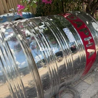 bồn inox đứng 2000Lít có chân inox dày