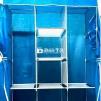 Tủ Vải 3 Buồng - 8 Ngăn Khung Inox Kích Thước 175x40x135cm - Full Hộp Đựng  