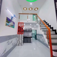 NHÀ MỚI 100% - 1 TRỆT 1 LỬNG - HẺM THÔNG - QUẬN 12