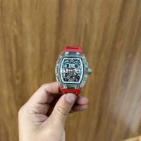 Pass đồng hồ RM thể thao vỏ Đá sapphire