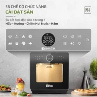 Lò chiên + hấp hơi nước Olivo SF16 PRO 2025