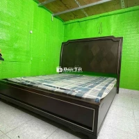Giường đôi bằng gỗ đã qua sử dụng - Kết hợp MDF  