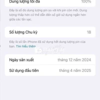 Bán iPhone 16 Pro Max Vàng VN, Sạc Ít, Fullbox