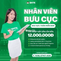 Tuyển Điều Phối Kho GHTK - Lương 12 Triệu ++