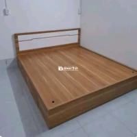 GIƯỜNG MDF GỖ CÔNG NGHIỆP 1M8*2M CÓ HỘP KÉO