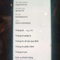 Samsung S10 5G Chữa Cháy - Ram 8/256GB  
