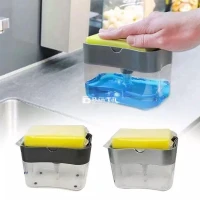 HỘP ĐƯNG NƯỚC RỬA CHÉN CÓ VÒI HÚT 2IN1