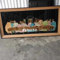 bán tranh xưa trang trí dài 1m3 nhân 70