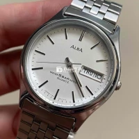 ALBA MẶT TRÒN SIZE 36MM CHẠY FULL MÁY CHUẨN SEIKO Q4 TP.HCM, SHIP COD TOÀN QUỐC, KIỂM TRA TRƯỚC THANH TOÁN