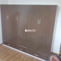 Tủ nhựa 5 cánh màu óc chó