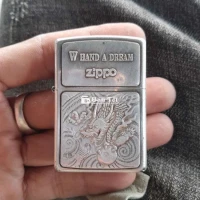 Zippo usa 🇺🇸 mạ bạc khắc rồng 2001 ruột 01