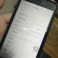 Cần bán iphone 8plus 64gb bị rơi vỡ như hình