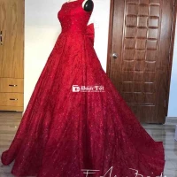 Váy cưới đỏ cao cấp