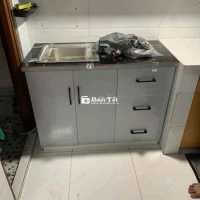 Tủ Bếp Nhựa Đài Loan kt: 1 mét kèm ngăn kéo