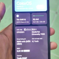 Cần bán Oppo Reno 10 5G - Máy mới, nguyên zin, không trầy xước  