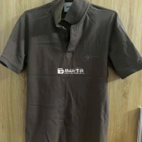 Áo Phông Polo Nam Thanh Lý - Fapas Màu Nền Nâu, Chất Liệu Cotton Cao Cấp  