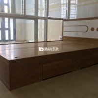 GIƯỜNG MDF GỖ CÔNG NGHIỆP 1M6x2M