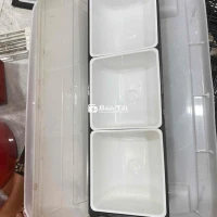 Khay đựng topping 3 ngăn - Thanh lý giá rẻ  